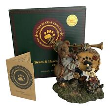 Boyds Bears Jonathan C Tootsenwhistle & Marjorie Marchalong One Bear Band Figure picture