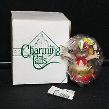 Vtg 1997 Charming Tails Mackenzie Jack N Box Christmas Ornament Fitz & Floyd HTF picture