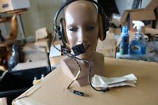 NOS USGI Audiosears H-46A /UR 1970s pilots headset + mic picture