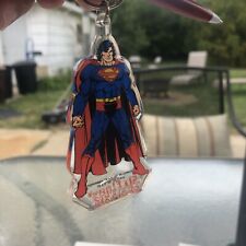 Vintage 1997  Superman DC Comics Keychain Six Flags (3.75X2.25) picture