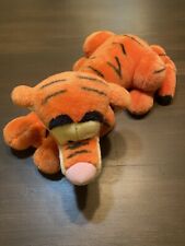 DISNEY Tigger Winnie The Pooh, Jumbo Plush 22-inch Vintage Curly Tail & Laying picture