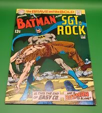Brave and the Bold #84 Batman & Sgt. Rock - Neal Adams Cover 1969 VF picture
