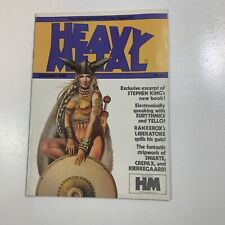 Heavy Metal Magazine December 1983 Fantasy Stephen King, Eurythmics, Ranxrx #968 picture