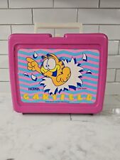 Vintage GARFIELD THE CAT Pink lunchbox - 1970s picture