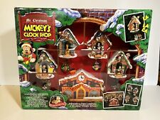Mr. Christmas 1993 Disney Mickey's Clock Shop In Original Box - NEW picture