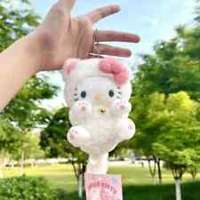 2023 Hello Kitty Plush Doll Keychains Bag Pendant Long Tail Anime Gift picture
