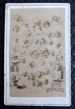 Rare Antique Victorian CDV Joshua Smyth Chicago Album Filler ‘Prize Babies’ 1880 picture