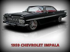 1959 Chevrolet Impala NEW Metal Sign: Pristine Hot Rod Restoration picture