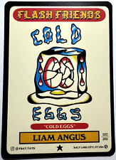 Flash Friends Series 2 Tattoo Art Trading Card LIAM ANGUS SLC COLD EGGS #022 picture