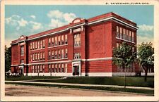 Postcard Gates School in Elyria, Ohio picture