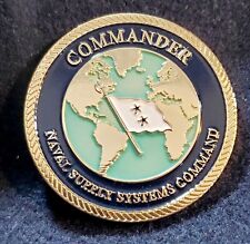 COMMANDER Naval Supply Systems Command Admiral  US Navy Challenge Coin picture