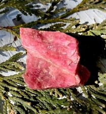 27g STUNNING NATURAL RAW RED RHODONITE CRYSTAL HEALING STONE  Reiki  BRAZIL picture