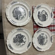 Set of 4 Wedgwood THE FEDERAL CITY 10.25