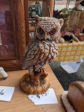 Vintage Owl Wax Candle Unburned Beautiful Condition picture