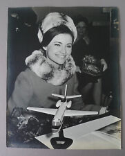 Vintage 1967 Miss America Jane Jayroe Laverne OK- Aero Jet Commander 1121 model picture