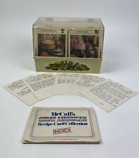 VTG McCall’s Great American Recipe Card Collection Box & Index with BONUS CARDS picture
