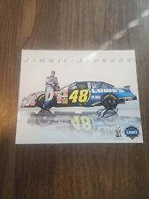 Jimmie Johnson # 48 Autographed 2007 Lowe's Racing Hero Card picture