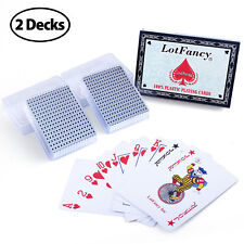 Plastic Playing Cards 100% Waterproof Playing Cards, Poker Cards 2 Decks of Card picture