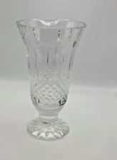 Waterford Crystal Happy Birthday Flared & Footed Vase 7