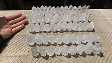 59pcs 30mm-55mm  1700g Natural fire ice Quartz Crystal tower picture