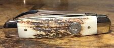 QUEEN Cigar Knife with Stag Grips~NKCA 1981~Special Edition~Gorgeous picture