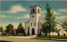 Vintage Postcard- ST. CHARLES CHURCH AND RECTORY, ALBURQUERQUE, N.M. picture