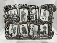 Vintage Picture Silver Juvenile Collage Frame Royal Limited 8 Photo New in Box picture