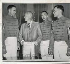 1957 Press Photo President Eisenhower gets a gift from West Point Cadets picture
