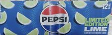 Pepsi Lime - New Pepsi Cola Soda Pop Lime Limited Edition 12 fl oz 12 cans picture