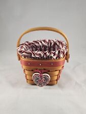 LONGABERGER 1995 SWEETHEART SENTIMENTS BASKET HANDWOVEN DRESDEN  OHIO USA picture