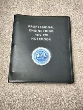 Vintage Penn State Professional Engineering Review Notebook picture