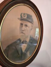 Antique Portrait Of An Officer Of The Grand Army Of The Republic  20x17 CA. 1900 picture