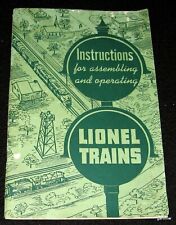 LIONEL TRAINS  1951 ASSEMBLY & OPERATION BOOKLET + SERVICE STATION LIST picture