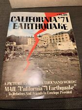 RARE 1971 California '71 LA Earthquake Magazine Pictures School History VTG picture