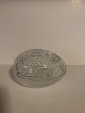 1977 AVON Mothers Day Fostoria Lead Crystal Soap Candy Trinket Dish w/Soap picture