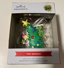 Hallmark Dr. Seuss's How The Grinch Stole Christmas Grinch w/ Cindy Lou Ornament picture
