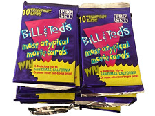 Sealed Vintage 1991 Bill and Ted's Most Atypical Movie Trading Card Packs picture