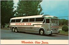 c1960s Poughkeepsie, New York Bus Line Advertising Postcard MOUNTAIN VIEW TOURS picture