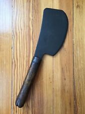 EARLY Antique Meat Cleaver Hunt & Sons c 1809 Hand Forged Knife Axe Primitive UK picture