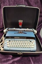 Vintage 70s Typewriter Smith Corona Coronet Automatic 12 W/Hard Case Test Works picture