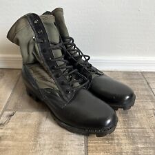 Vintage Vietnam RO Spike Protective Combat Jungle Boots Green Size 8R picture