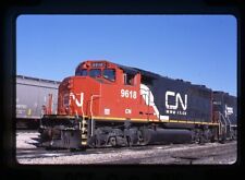 Original Railroad Slide CN Canadian National 9618 GP40-2LM at Champaign, IL picture