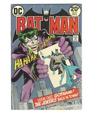 Batman #251 DC 1973 Gorgeous VF/VF+ or better Neal Adams Joker Cover Key picture