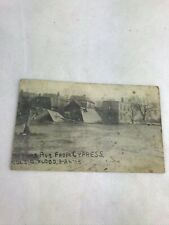 OH, Columbus, Ohio, 1913 Great Flood, Thomas Ave From Cypress, Post Card vintage picture
