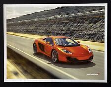 McLaren MP4-12C Coupe & Spider Two-Sided Original Factory Poster  picture