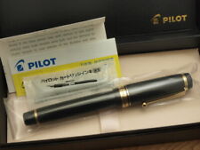 Pilot Custom URUSHI 18K FM nib Ebonite Black Urushi Lacquer with converter picture