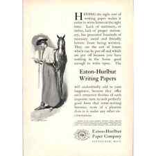 Writing Papers Horse Eaton-Hurlbut Paper Co Pittsfield MA c1905 Victorian Ad D13 picture