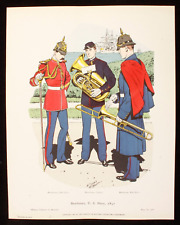 Bandsmen U.S. Navy 1897 Illustration 11x14 picture