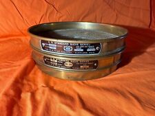 Vintage No 200  Brass US Sieve  Gold Mining Pan picture