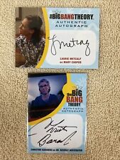 2016  The Big Bang Theory Auto #LM2/C81 Laurie Metcalf Christine Baranski Lot 2 picture